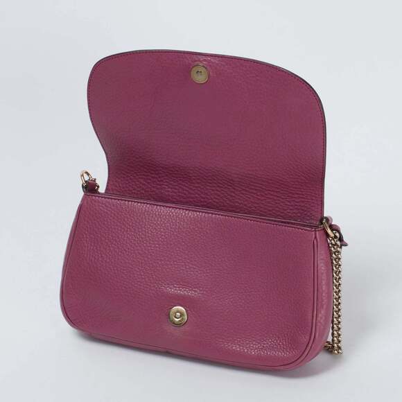 Gucci Soho Fringe Chain Shoulder Bag Purple - Picture 7 of 7